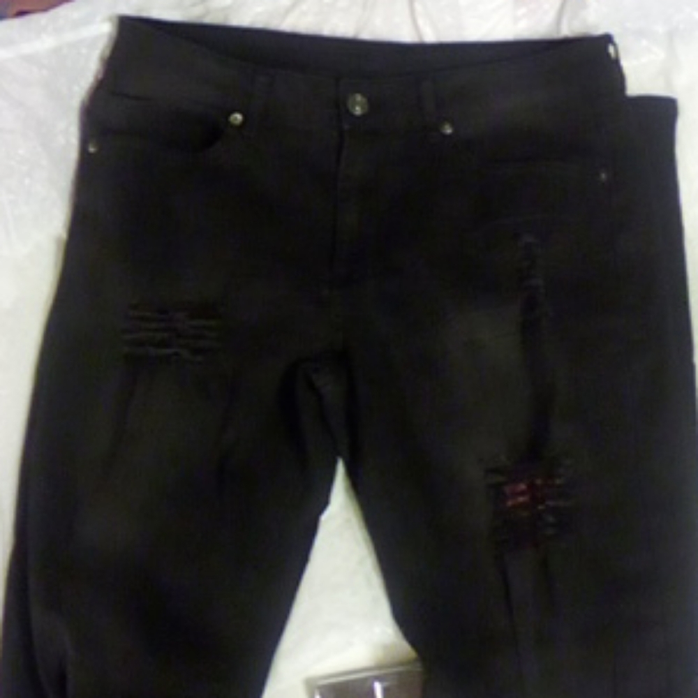 Rue 21 men black skinny jeans